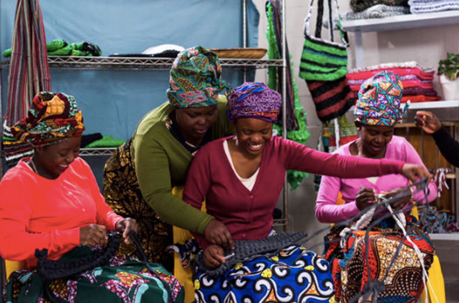 AfricanBusinessWoman Weaving5iStSTOR
